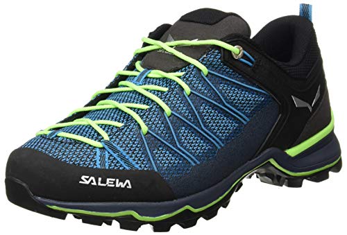 Salewa MS Mountain Trainer Lite Herren Trekking- & Wanderstiefel, Blau (Malta/Fluo Green), 43 EU von Salewa