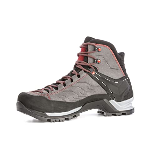 Salewa MS Mountain Trainer Mid Gore-TEX Herren Trekking- & Wanderstiefel, Grau (Charcoal/Papavero), 47 EU von Salewa