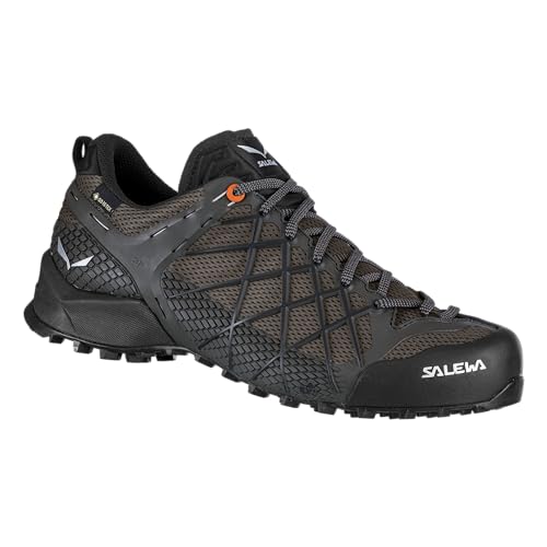 Salewa MS Wildfire Gore-TEX Trekking- & Wanderhalbschuhe, Schwarz (Black Olive/Wallnut), 39 EU von Salewa