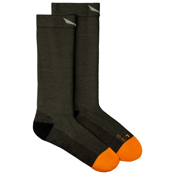 Salewa - MTN TRN All Mountain Crew Sock - Wandersocken Gr 42-44 schwarz/oliv von Salewa