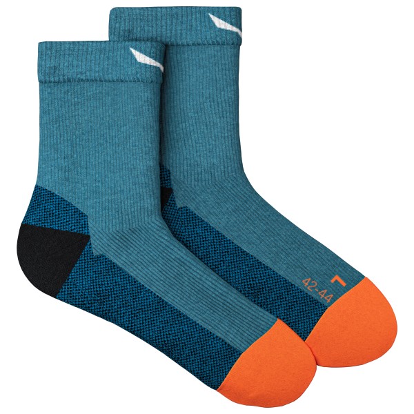 Salewa - MTN TRN All Mountain QRT Sock - Wandersocken Gr 39-41 blau/türkis von Salewa