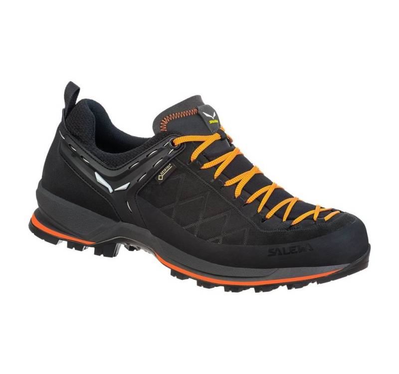 Salewa MTN Trainer 2 GTX (Zustieg, wasserdicht) schwarz/orange Herren Wanderschuh von Salewa
