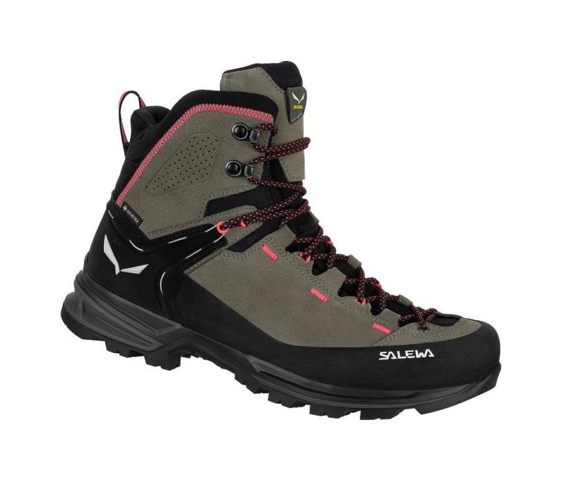 Salewa MTN Trainer 2 Mid GTX (Alpine, Veloursleder, wassderdicht) braun Damen Wanderschuh von Salewa