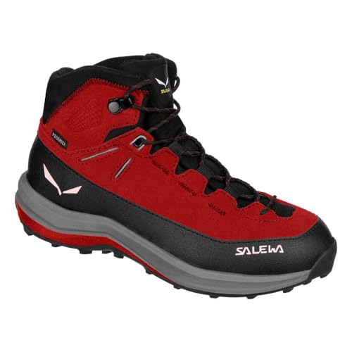 Salewa Mountain Trainer 2 Powertex Mid Wanderstiefel Kinder, Rot, 32 von Salewa