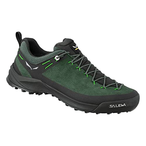 Salewa Ms Wildfire Leather, Basket Femme, Multicolore Raw Green Black, 42.5 EU von Salewa