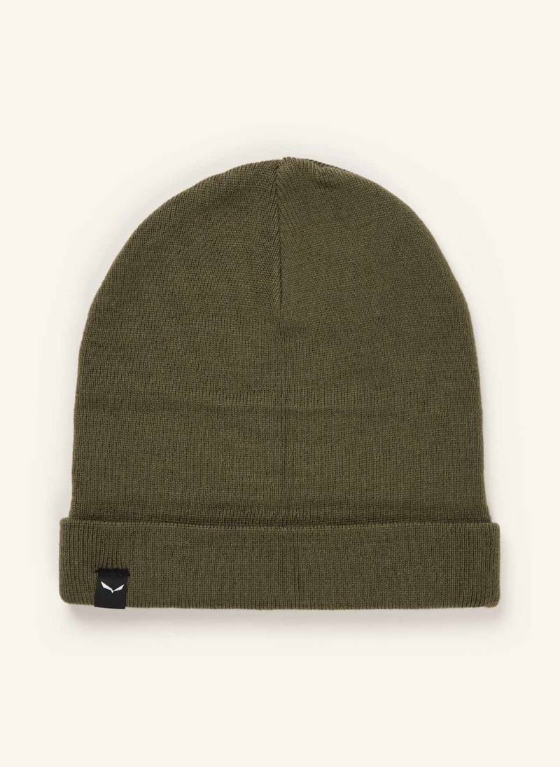 Salewa Mütze Puez gruen von Salewa