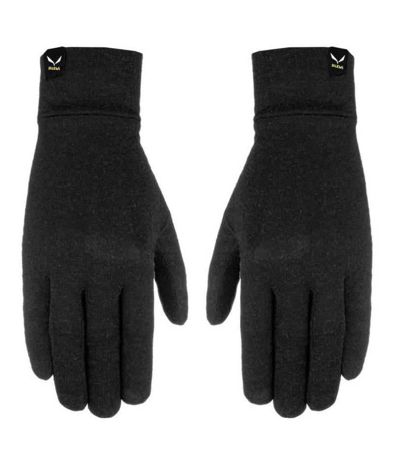 Salewa Multisporthandschuhe Liner-Handschuh Ortles Cristallo (warm und atmungsaktiv) - schwarz von Salewa