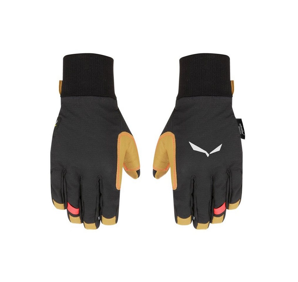 Salewa Multisporthandschuhe Softshellhandschuhe Ortles Dst mit Lederhandfläche - strapazierfähig von Salewa
