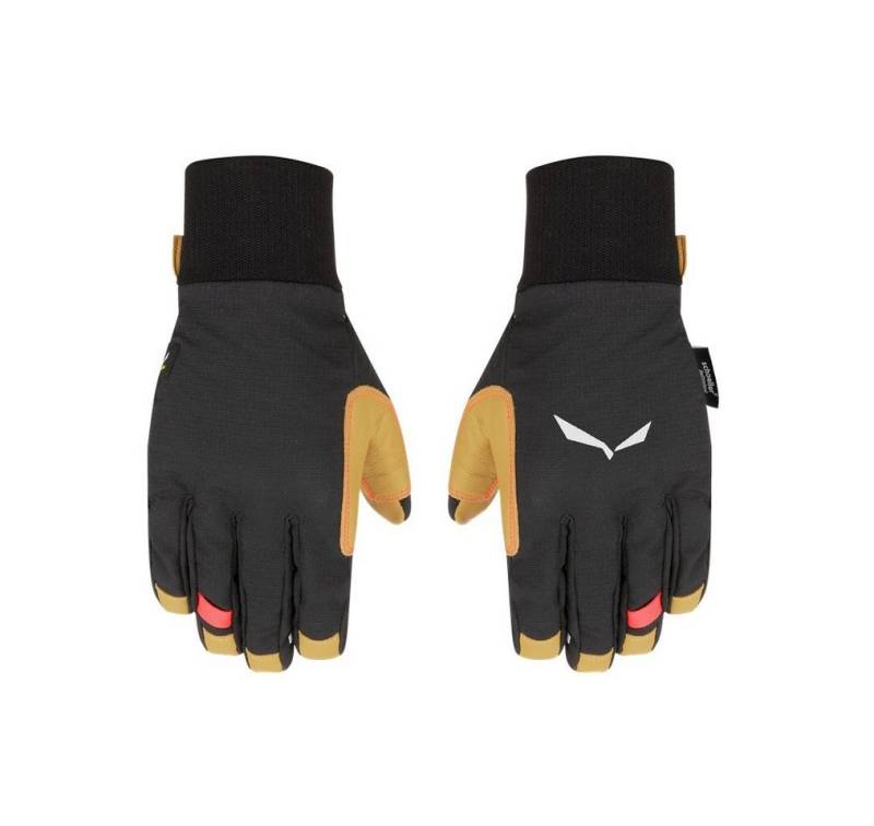 Salewa Multisporthandschuhe Softshellhandschuhe Ortles Dst mit Lederhandfläche - strapazierfähig von Salewa