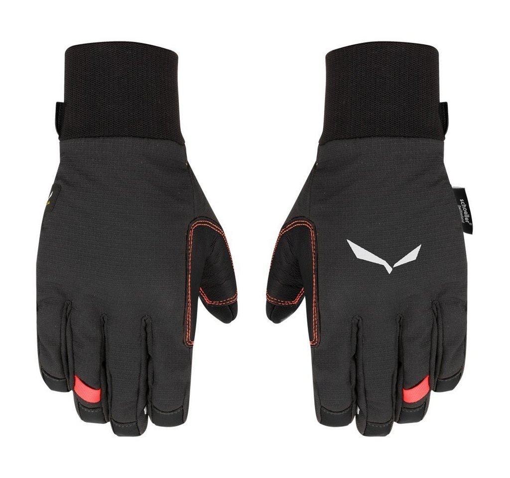 Salewa Multisporthandschuhe Softshellhandschuhe Ortles Dst mit Lederhandfläche - strapazierfähig von Salewa