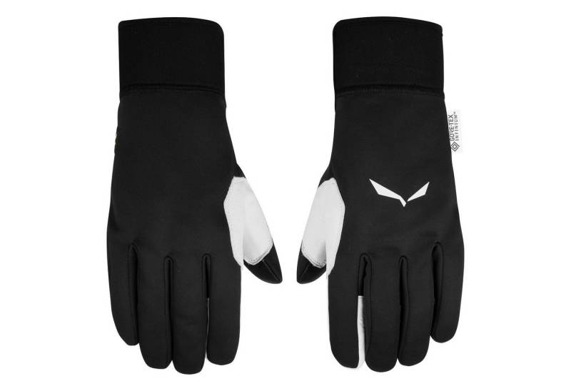 Salewa Multisporthandschuhe Softshellhandschuhe Sesvenna Fold Back mit Vollleder-Handfläche von Salewa