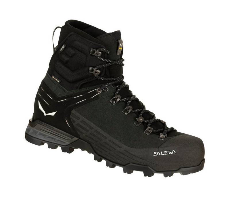 Salewa Ortles Ascent Mid GTX (Alpine, Veloursleder, wasserdicht) schwarz Wanderschuh von Salewa