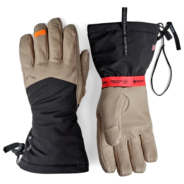Salewa - Ortles GTX Long Cuff Gloves - Handschuhe Gr XS schwarz von Salewa
