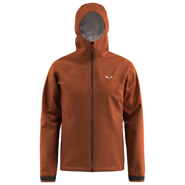 Salewa - Puez Aqua 4 PowerTex 2.5L Jacket - Regenjacke Gr 54 braun von Salewa