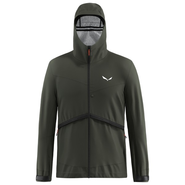 Salewa - Puez PTX Hybrid Jacket - Regenjacke Gr 52 grau von Salewa
