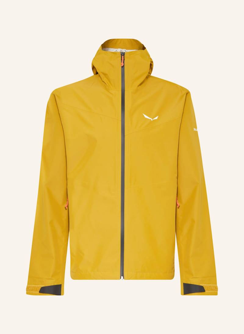 Salewa Regenjacke Puez Aqua Powertex gelb von Salewa