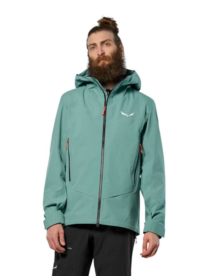 Salewa Softshelljacke Wander-Hardshelljacke Ortles GTX 3L EPE (wasserdicht, winddicht) grün von Salewa