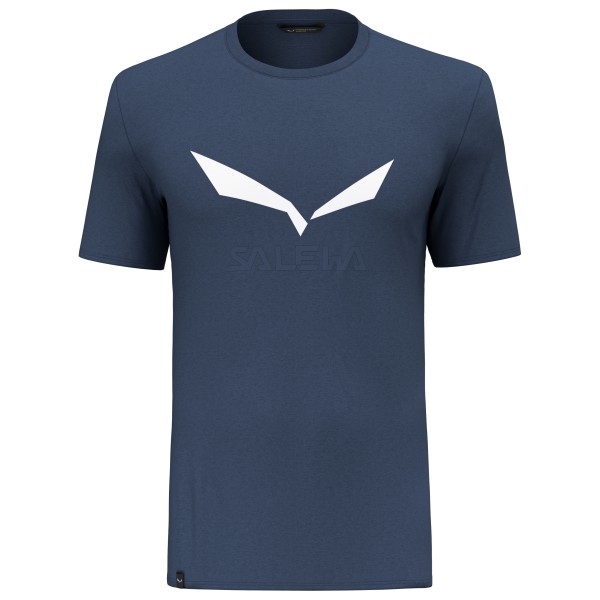 Salewa - Solidlogo Dry T-Shirt - Funktionsshirt Gr 44 - XS blau von Salewa