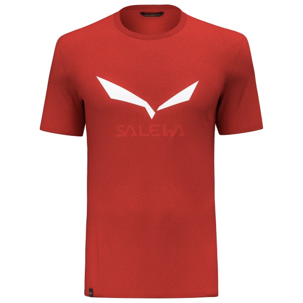 Salewa - Solidlogo Dry T-Shirt - Funktionsshirt Gr 44 - XS rot von Salewa