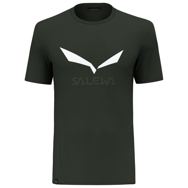 Salewa - Solidlogo Dry T-Shirt - Funktionsshirt Gr 48 - M oliv von Salewa