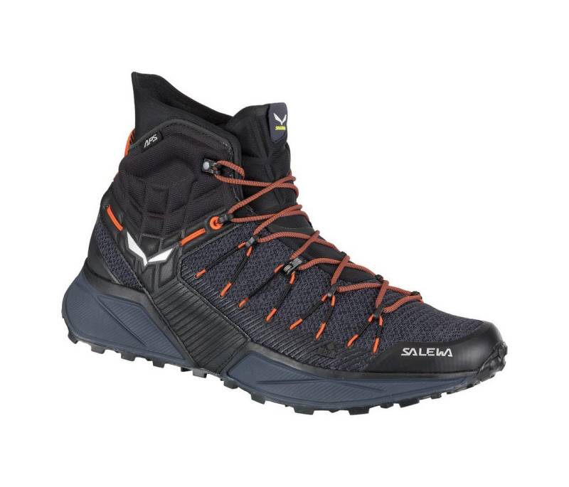 Salewa Trail-Laufschuhe Dropline Mid Mesh schwarz/blau Speed Hiking Herren Wanderschuh von Salewa