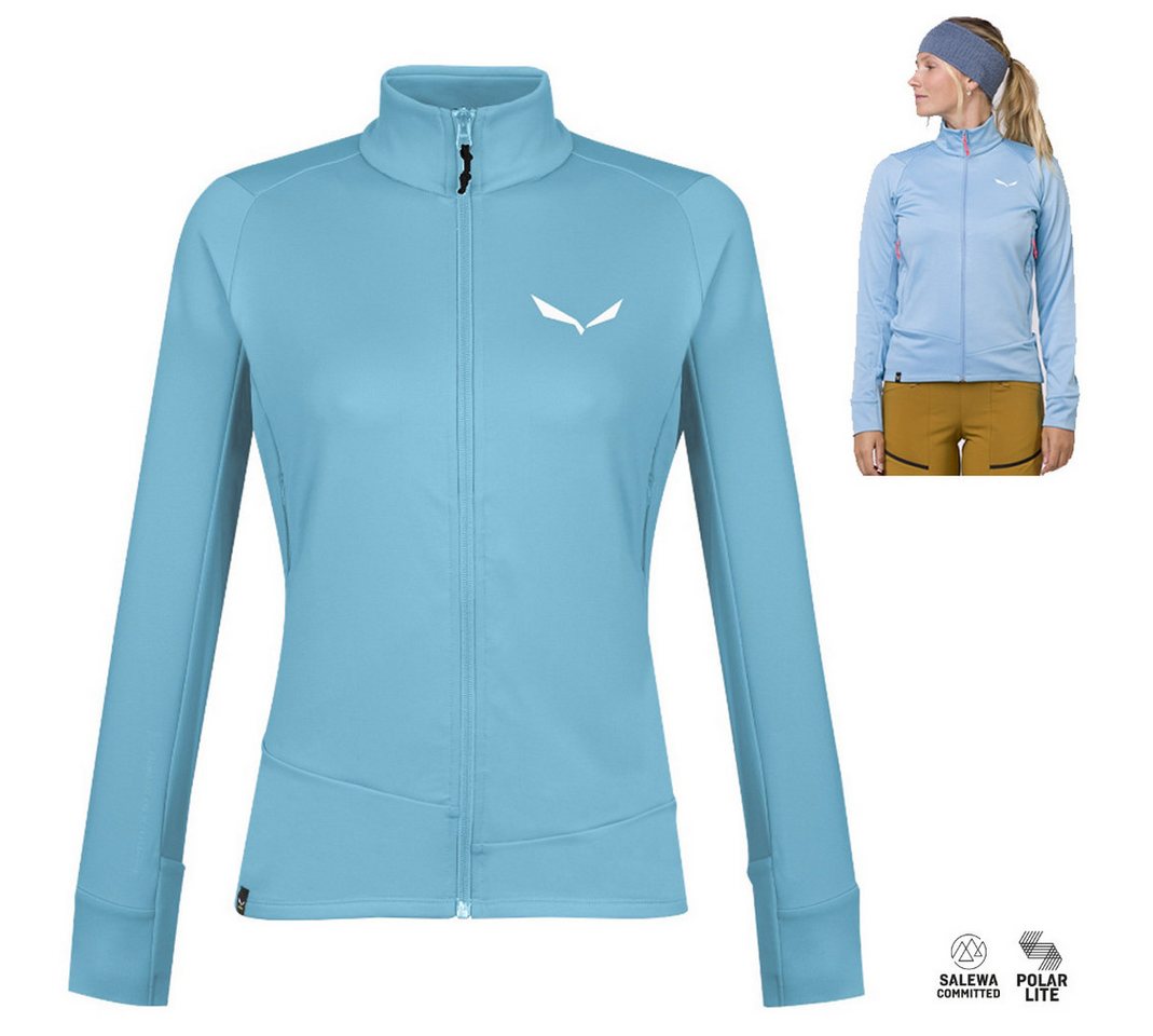 Salewa Trekkingjacke Salewa - Puez Polarlite Durastretch W Full Zip, air blau von Salewa