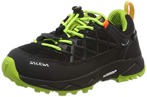 Salewa JR Wildfire Waterproof Trekking & hiking shoes, Black Out/Cactus, 10 UK von Salewa