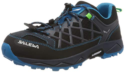 Salewa JR Wildfire Trekking & hiking shoes, Ombre Blue/Fluo Green, 13 UK von Salewa