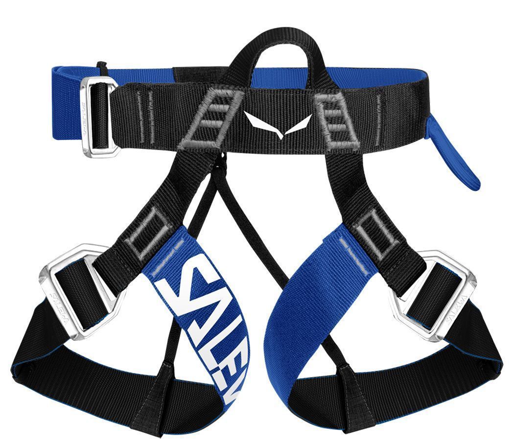 Salewa Via Ferrata Evo Harness black blue Klettergurt von Salewa