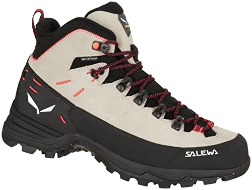 Salewa Damen Alp Mate Winter Mid WP Schuhe, oatmeal-black, UK 4.5 von Salewa