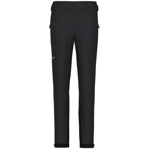 Salewa W Ortles Ptx 3l Pants Schwarz - Wetterfeste atmungsaktive Damen Hardshell Berghose, Größe 42 - Farbe Black Out von Salewa