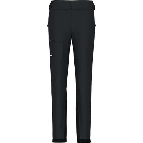 Salewa W Ortles Ptx 3l Pants Schwarz - Wetterfeste atmungsaktive Damen Hardshell Berghose, Größe 42 - Farbe Black Out von Salewa