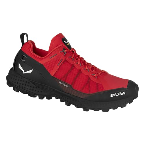 Salewa W Pedroc Powertex Shoe Rot - Robuster Leichter Damen Trail Running Schuh, Größe EU 40.5 - Farbe Flame - Black von Salewa