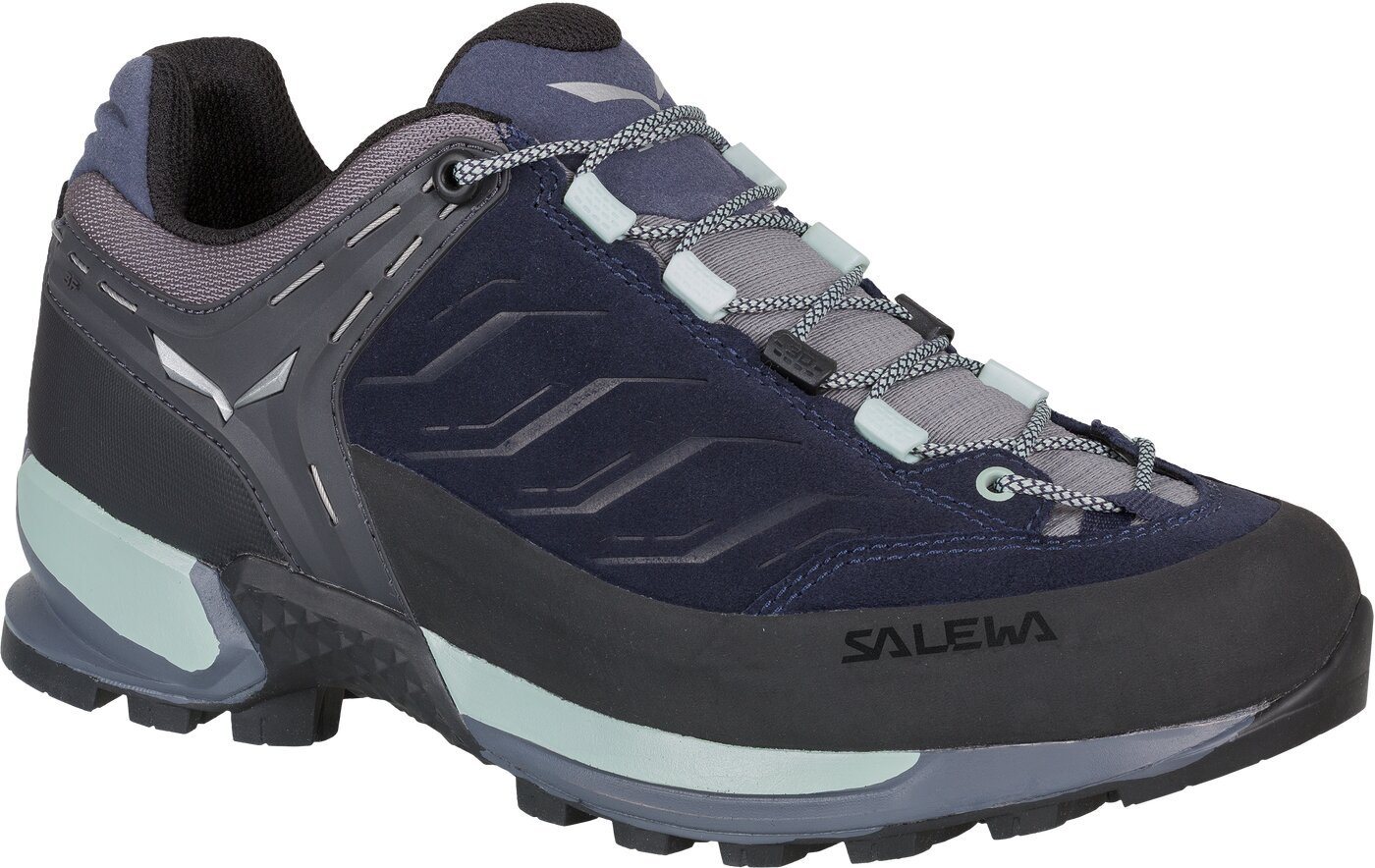 Salewa WS MTN TRAINER PREMIUM NAVY/SUBTLE GREEN Slipper von Salewa