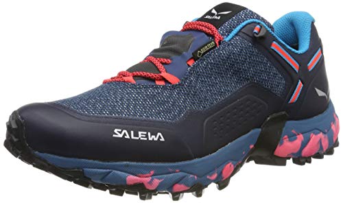 Salewa WS Speed Beat Gore-TEX Zapatillas de trail running para Mujer, Patriot Blue/Fluo Coral, 36.5 EU von Salewa