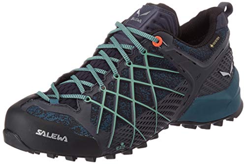 SALEWA, Wildfire Gore-Tex Damen Zustiegsschuhe, Blau/Rot, 36.5 von Salewa