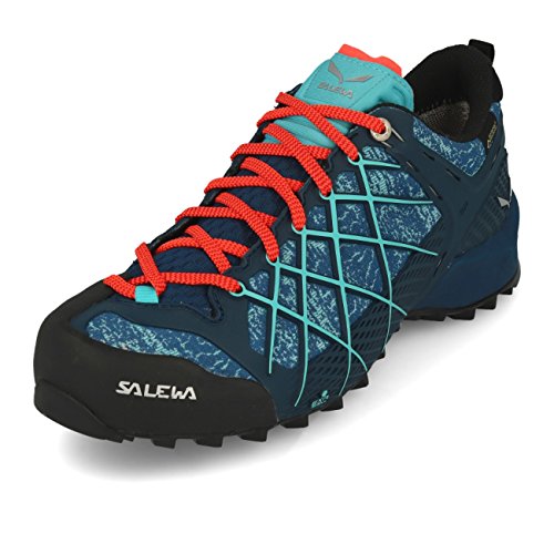 Salewa Women's WS Wildfire Gore-TEX Low Rise Hiking Boots, Poseidon Capri, 7.5 UK von Salewa