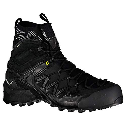 SALEWA MS Wildfire Edge Mid GTX, Botas de Senderismo Hombre, Black/Black, 46.5 EU von Salewa