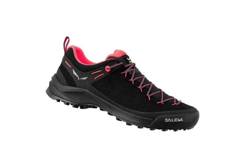 Salewa Wildfire Leather (Zustieg, Wildleder) schwarz Damen Wanderschuh von Salewa
