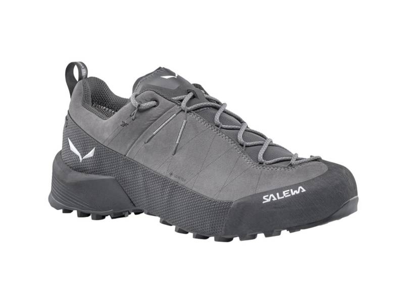 Salewa Wildfire Leather 2 GTX (Zustieg, Nubukleder, wasserdicht) grau/schwarz Wanderschuh von Salewa