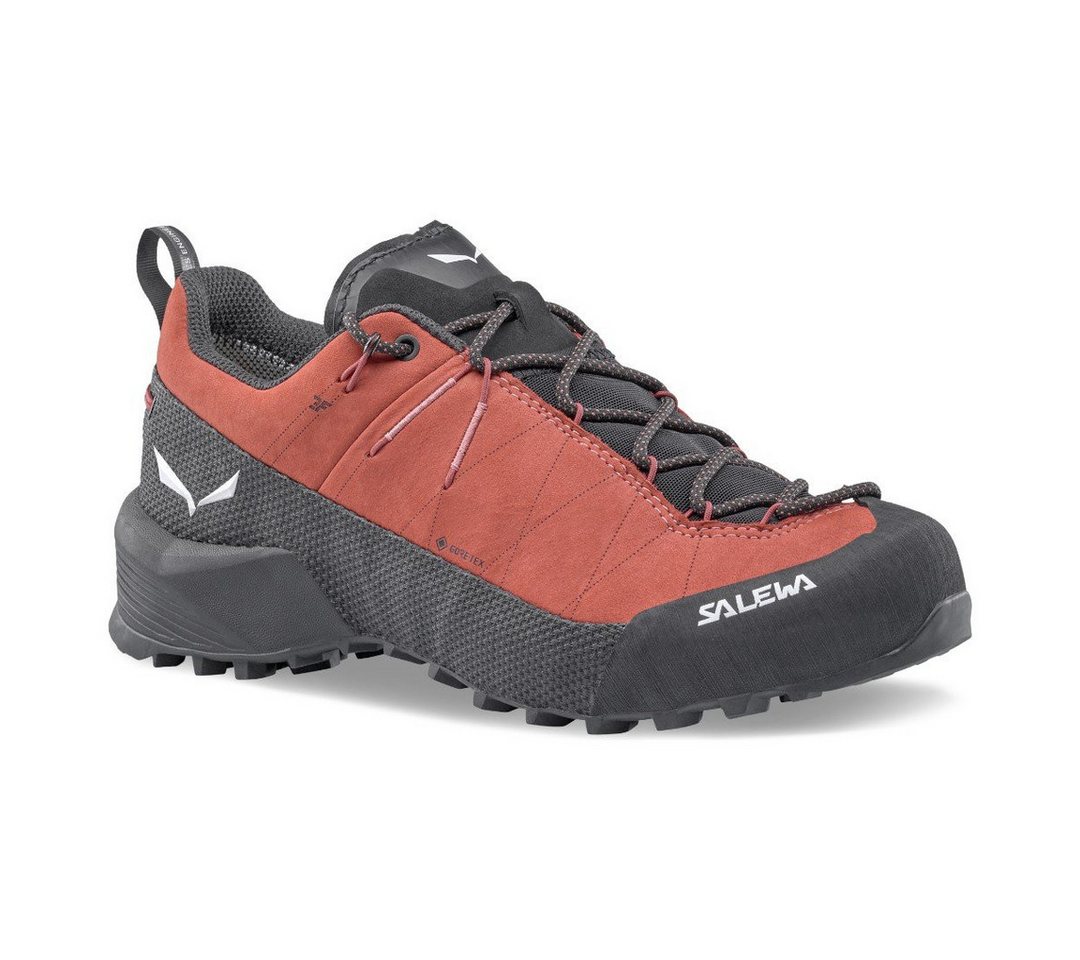 Salewa Wildfire Leather 2 GTX (Zustieg, Nubukleder, wasserdicht) rot/schwarz Wanderschuh von Salewa