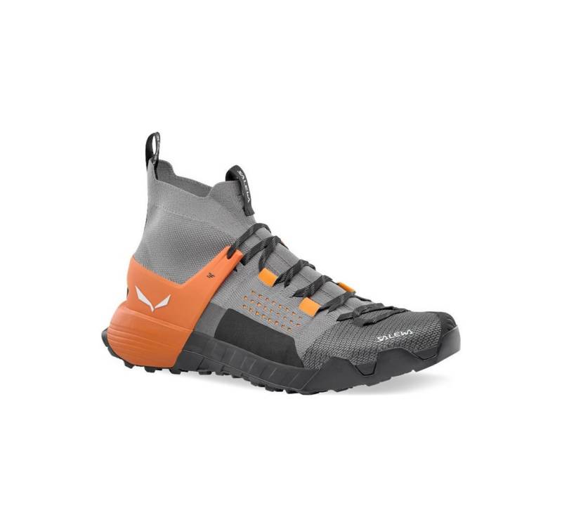 Salewa Wildfire NXT Knit (Zustieg, 3F System) grau/schwarz/orange Herren Wanderschuh von Salewa