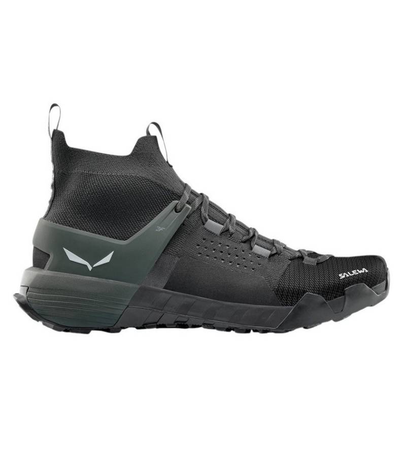 Salewa Wildfire NXT Knit (Zustieg, 3F System) onyxgrau/schwarz/olive Herren Wanderschuh von Salewa