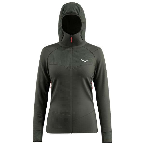 Salewa - Women's Agner PL Hood Jacket - Fleecejacke Gr 40 grau von Salewa