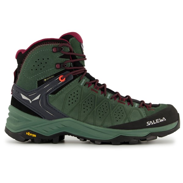 Salewa - Women's Alp Trainer 2 Mid GTX - Wanderschuhe Gr 8 grün von Salewa