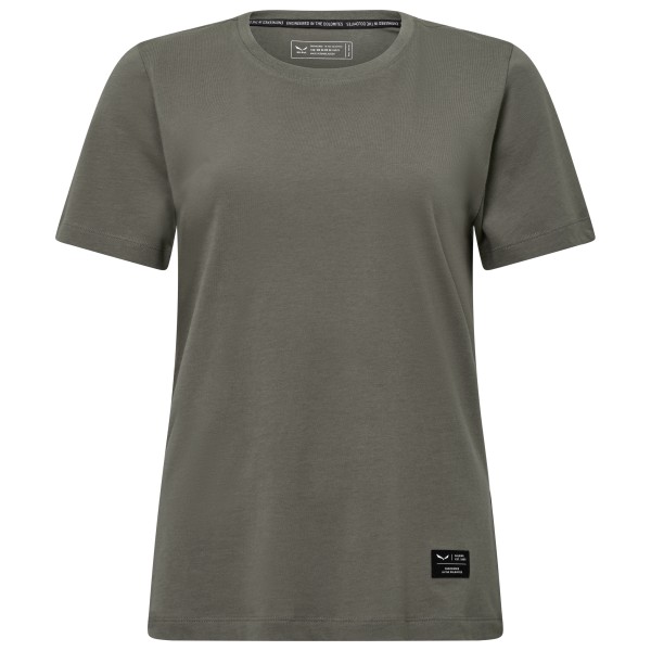 Salewa - Women's Eagle Logo Patch T-Shirt - T-Shirt Gr 40 grau von Salewa