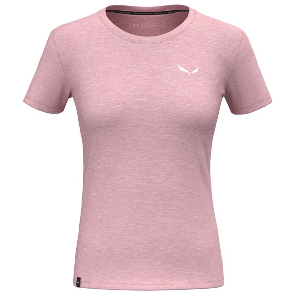 Salewa - Women's Eagle Minilogo Alpine Merino T-Shirt - Merinoshirt Gr 36;38;40;42 rosa;schwarz von Salewa