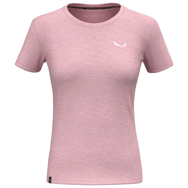 Salewa - Women's Eagle Minilogo Alpine Merino T-Shirt - Merinoshirt Gr 34 rosa von Salewa