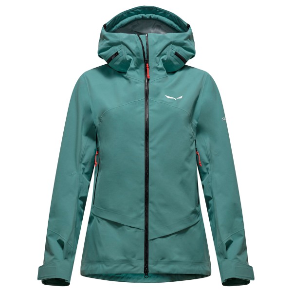 Salewa - Women's Ortles GTX 3L Epe Jacket - Regenjacke Gr 38 türkis von Salewa