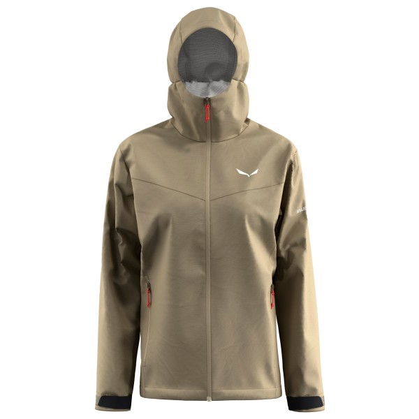 Salewa - Women's Puez Aqua 4 PowerTex 2.5L Jacket - Regenjacke Gr 36 beige von Salewa